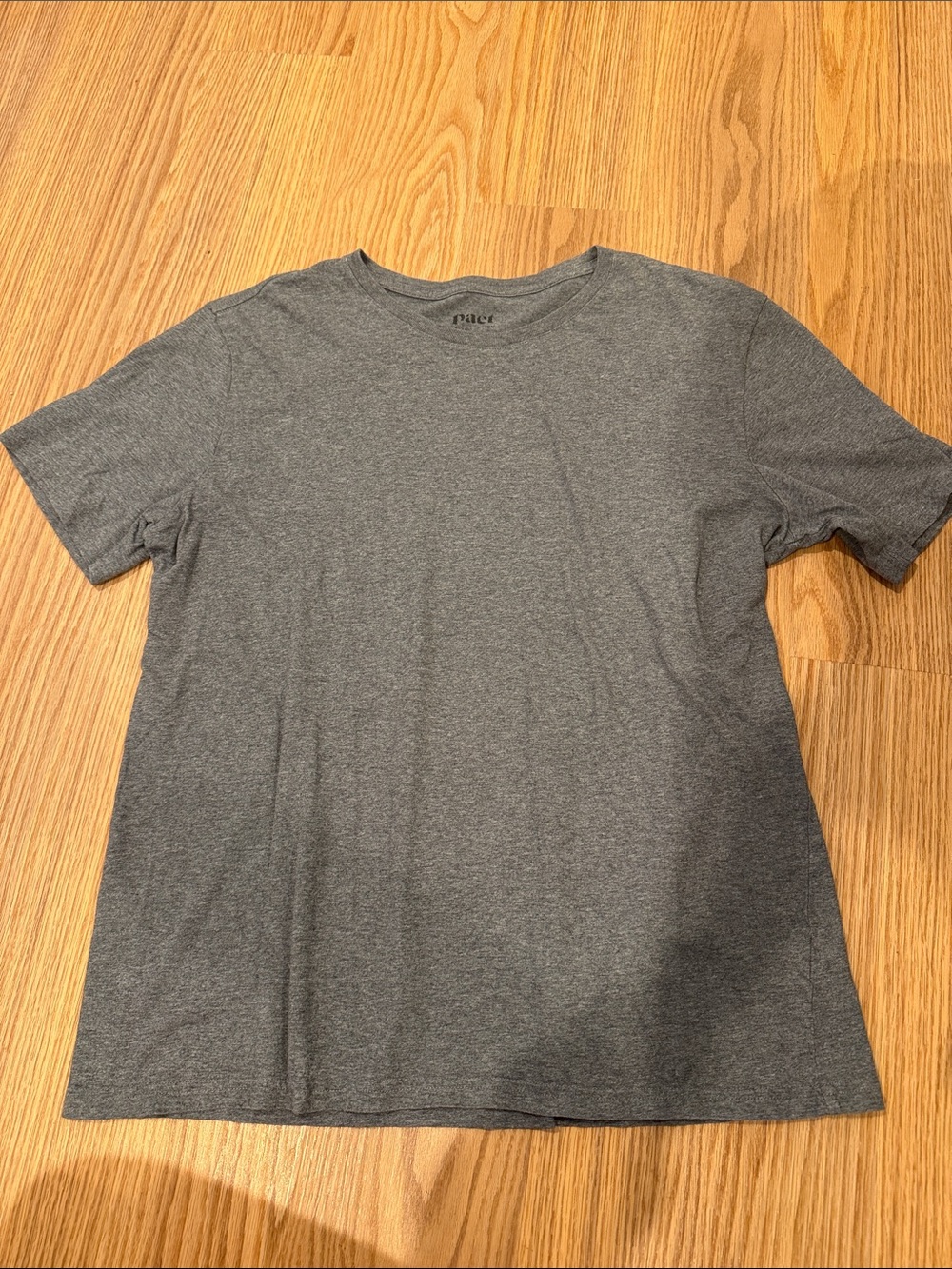 Pact Men's Short-Sleeve Crewneck T-Shirt — Heather Gray